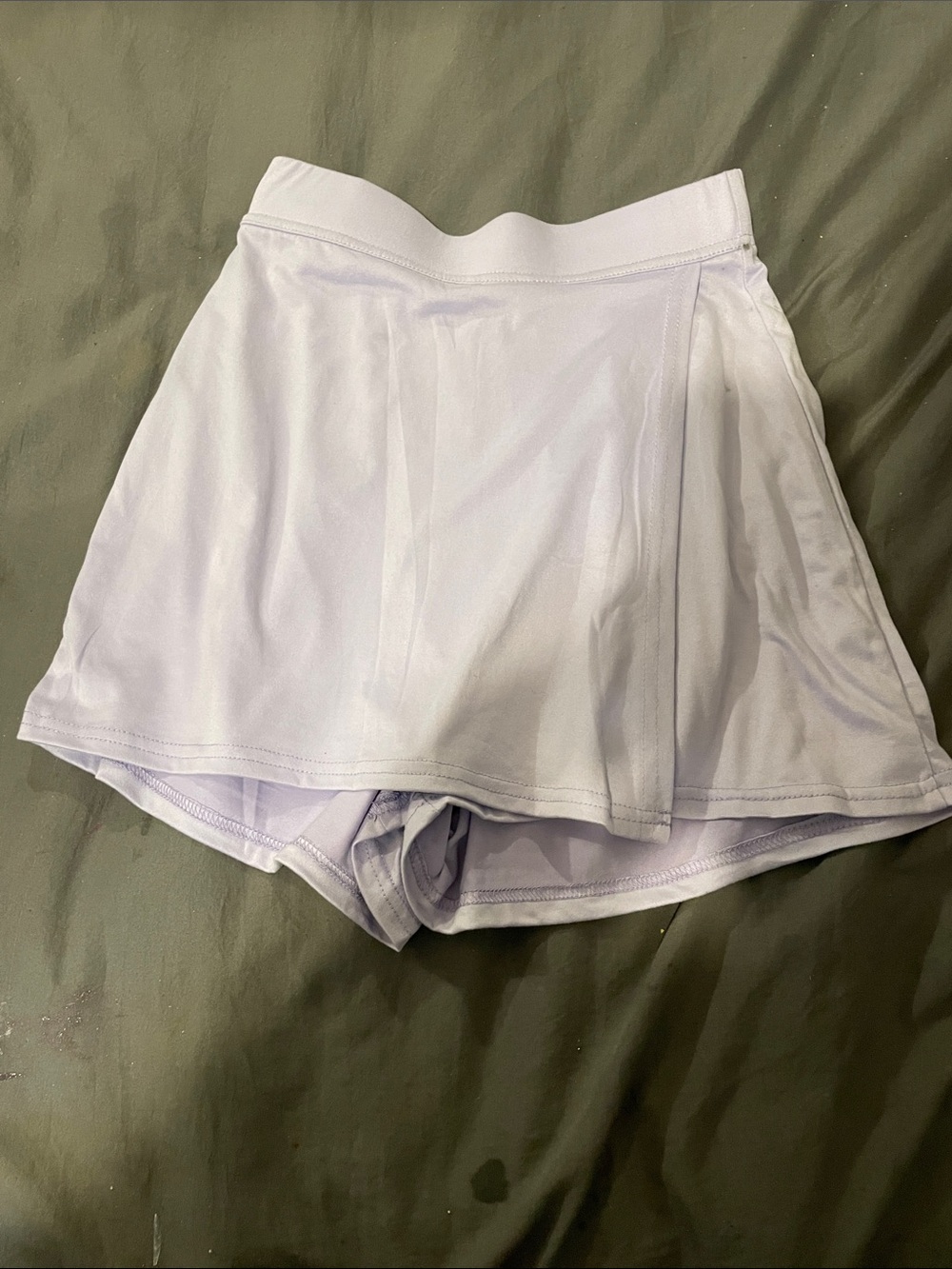 Light Lavender Athletic Skort with Built-In Shorts